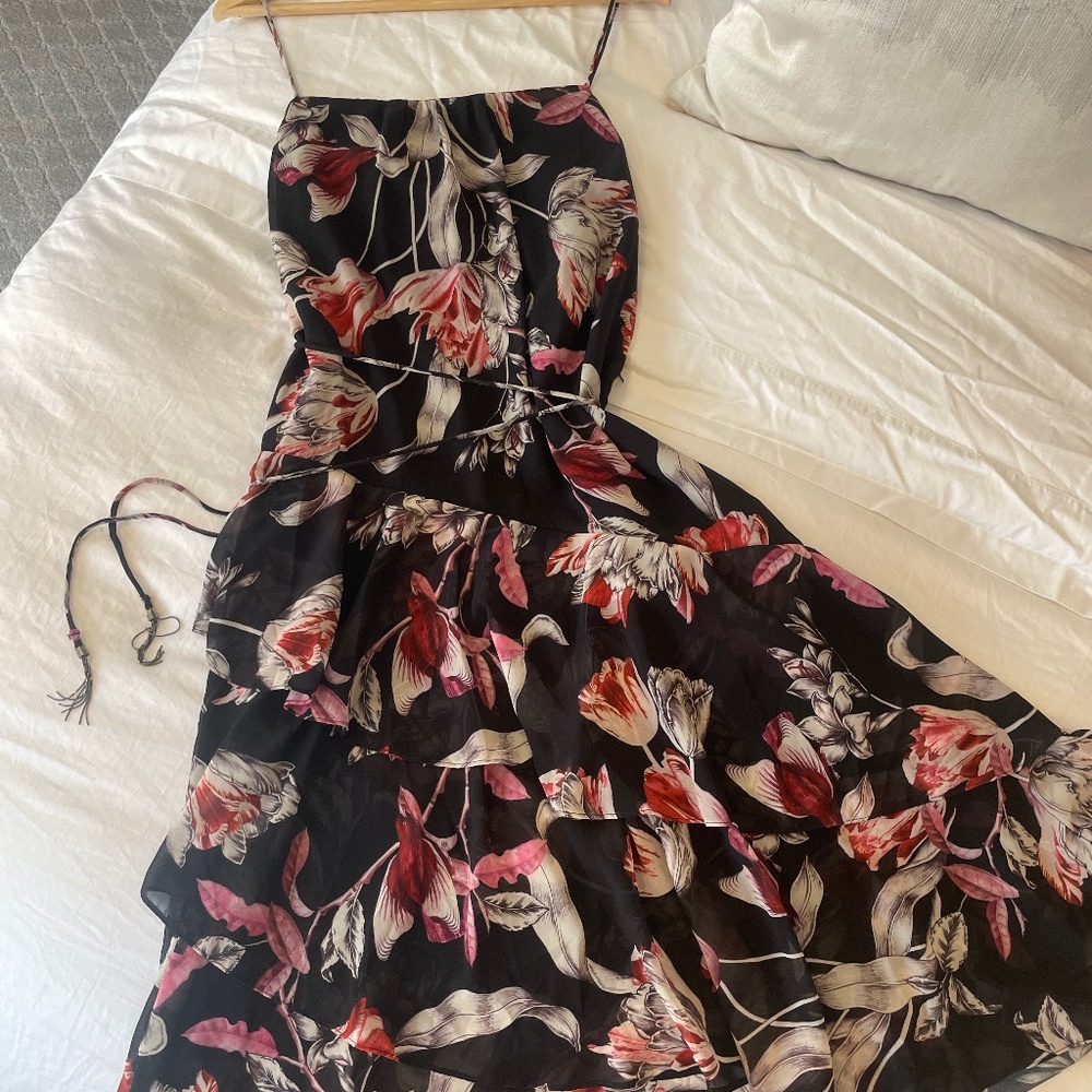 Copper St Asymmetrical floral summer dress